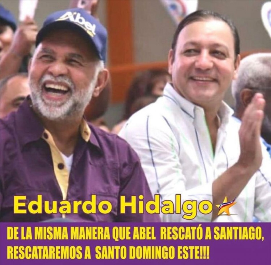 Presidente de la ADP Eduardo Hidalgo asegura que de la misma forma que el alcalde Abel Mart&iacute;nez rescat&oacute; a Santiago juntos salvar&aacute;n a SDE