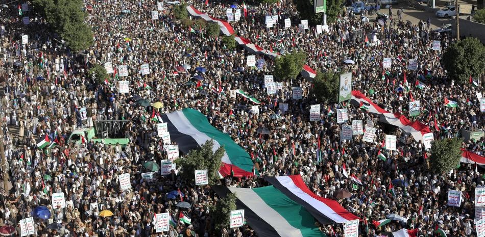 Miles se manifiestan en Medio Oriente en apoyo a Palestina