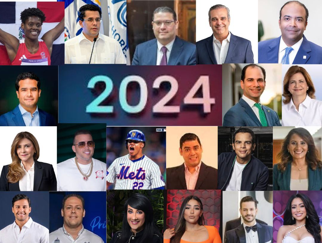 Periodistas escogen las 20 personalidades m&aacute;s destacadas de 2024