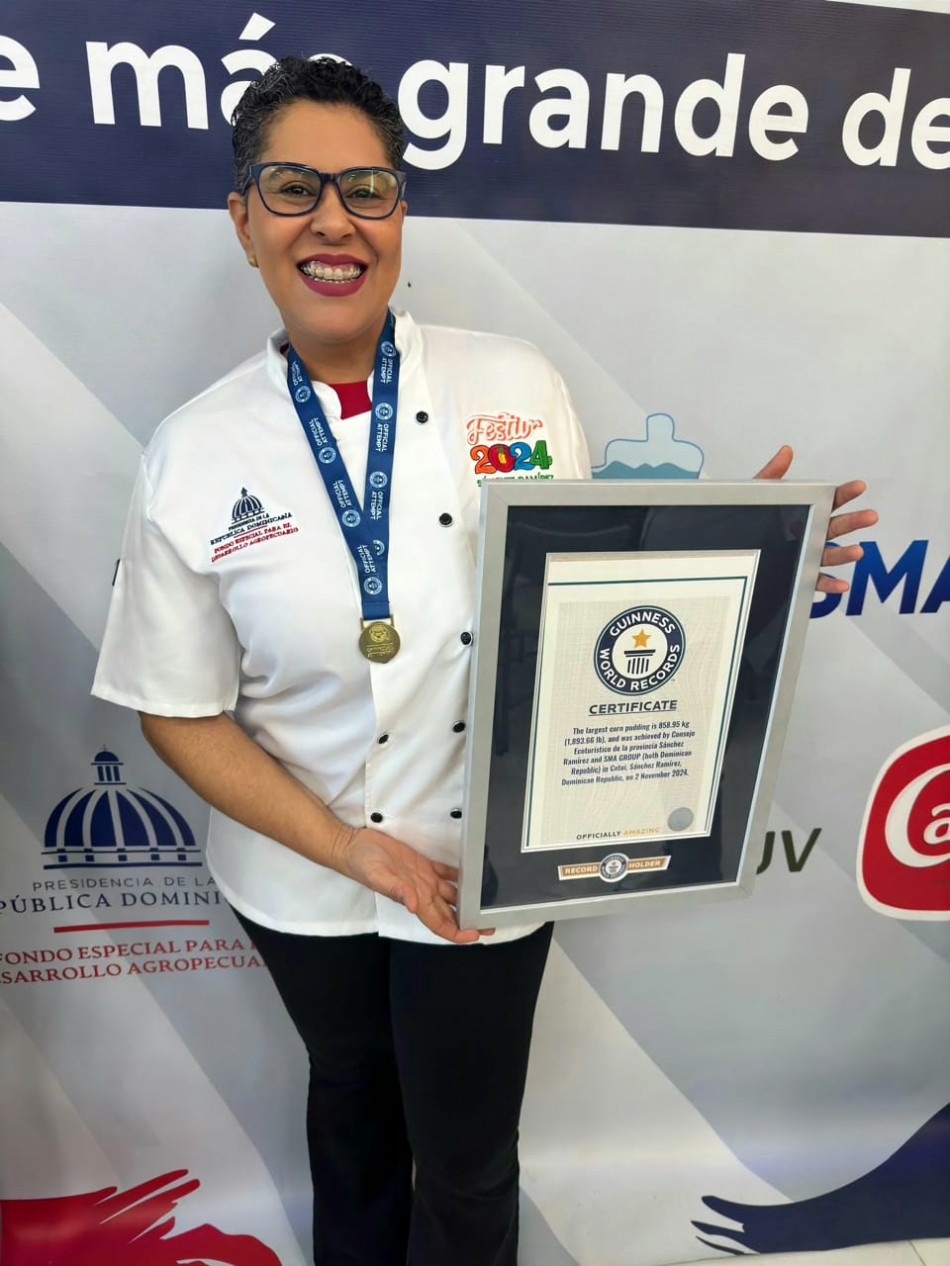 Solanlly Diaz una chef de Records Guinness