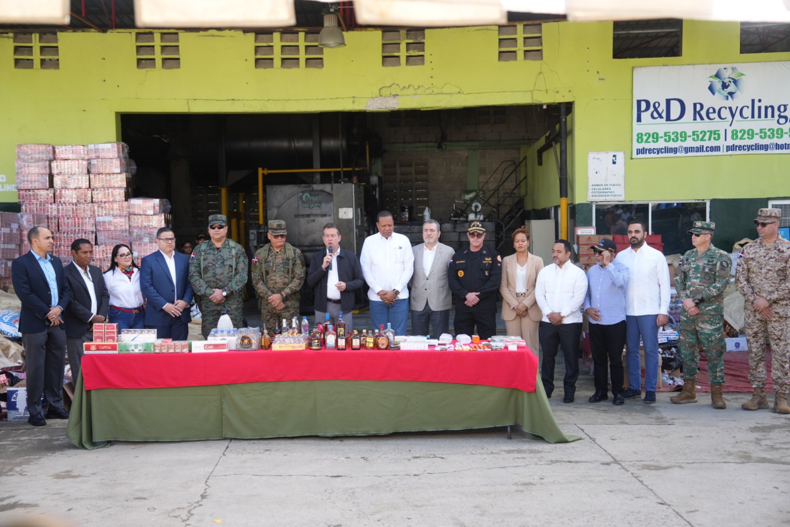 Bison&oacute; encabeza incineraci&oacute;n de m&aacute;s 6.4 millones de mercanc&iacute;as ilegales