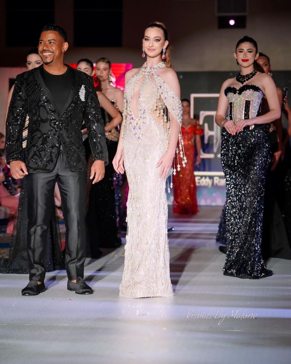 Dise&ntilde;ador dominicano Eddy Rambaldy brilla en evento internacional de moda en Orlando, Florida