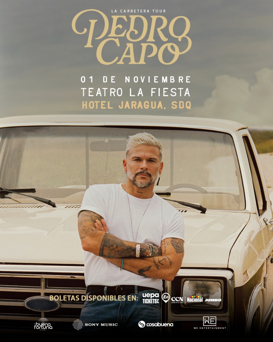 Pedro Cap&oacute; frenar&aacute; en &ldquo;La Carretera&rdquo; de Santo Domingo con nuevo tour