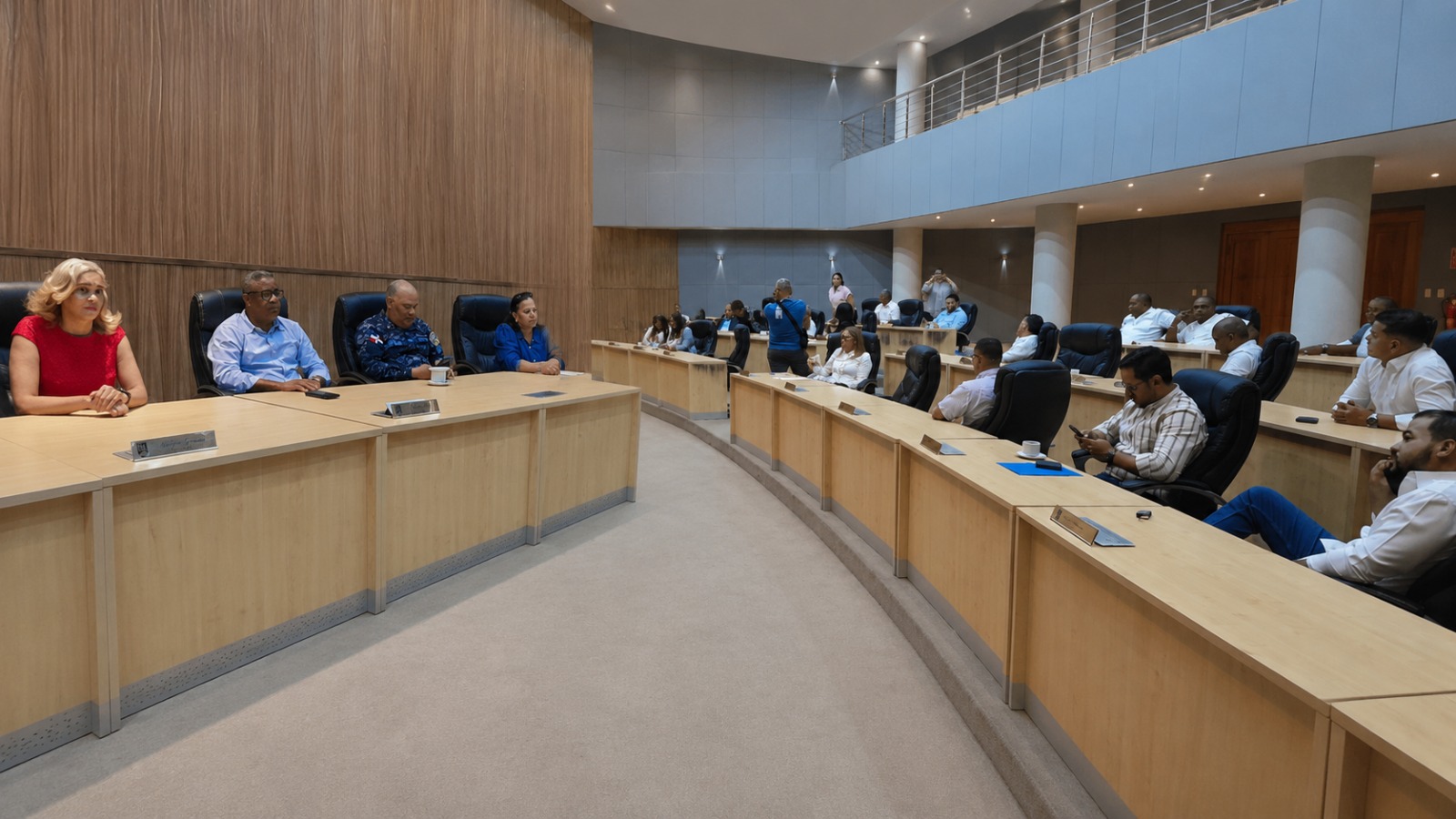 Los miembros del Concejo de Regidores del Ayuntamiento de Santo Domingo Este (ASDE)