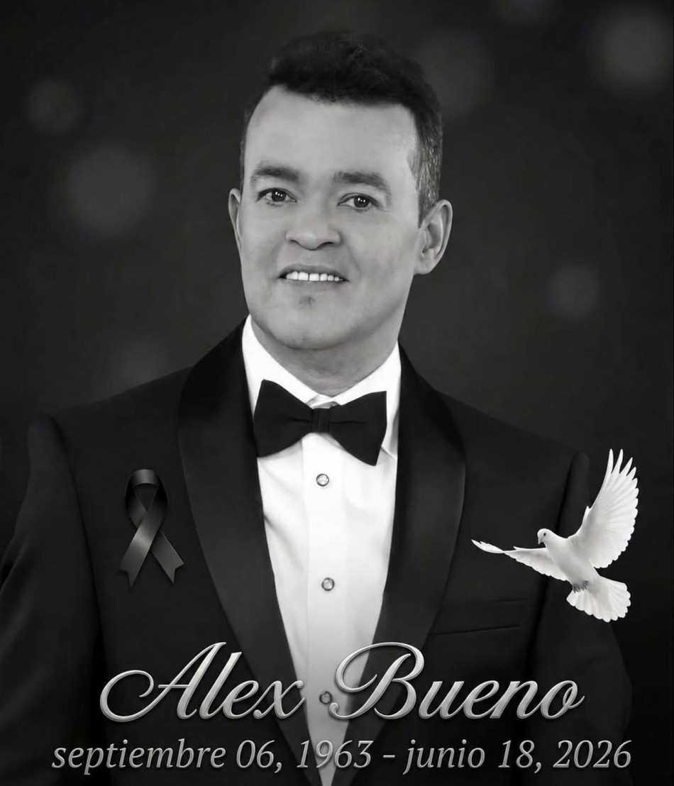 Despedimos con profunda tristeza a Alex Bueno, un artista con talento, sensibilidad y una voz irrepetible