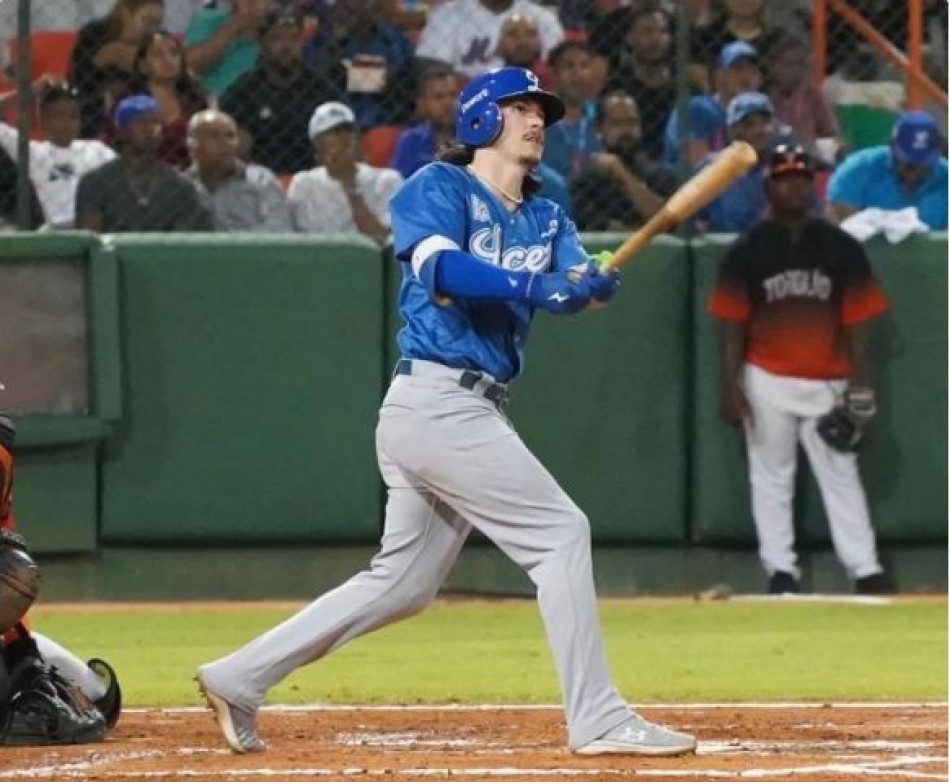 Tigres del Licey blanquean a los Toros del Este con jonr&oacute;n solitario de Fitzgerald