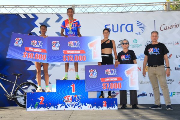 Alejandro y Soranyi Rodríguez ganan la carrera Carrefour 10K
