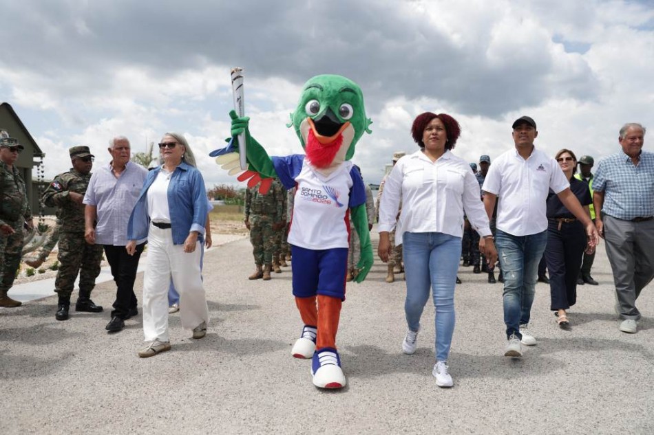 Antorcha JCC Santo Domingo 2026 recorre sur R. Dominicana