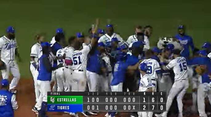 Licey coloca su n&uacute;mero m&aacute;gico en uno y de paso eliminan a los Gigantes; Estrellas con la derrota clasifican