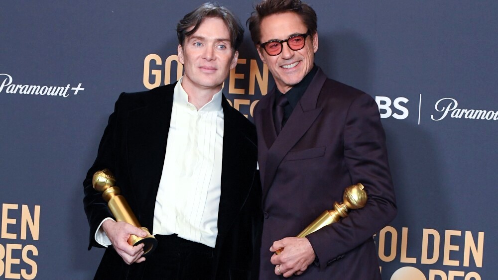 Los Globos de Oro fue la  noche de triunfo para "Oppenheimer"