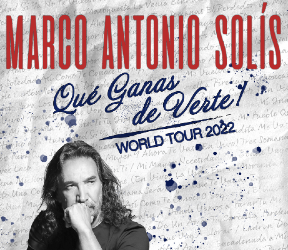 Abren segunda función para el concierto de Marco Antonio Solís