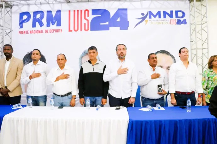 Movimiento deportivo Luis 24 muestra su apoyo a Francisco Pe&ntilde;a como alcalde de SDO