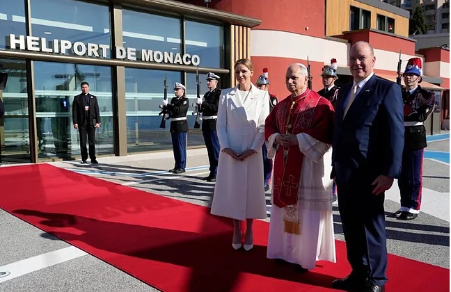 El Papa Le&oacute;n XIV lleg&oacute; este s&aacute;bado al Principado de M&oacute;naco