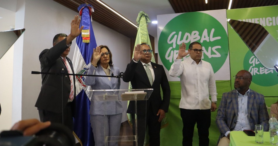 Partido Verde Dominicano inicia nueva etapa con juramentación de sus autoridades