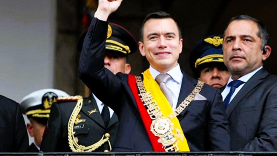 Presidente Noboa declar&oacute; "conflicto armado interno" en Ecuador y pide acci&oacute;n militar