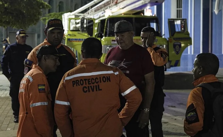 Un sismo magnitud 6,3 sacude Caracas y occidente Venezuela