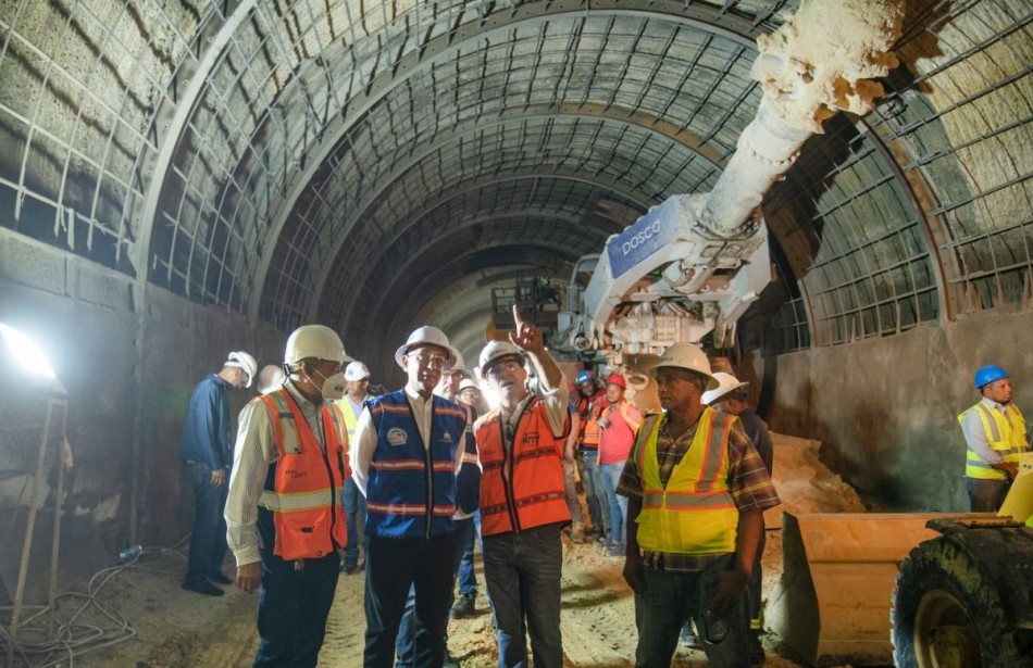 Opret anuncia los avances del proyecto Metro hacia Los Alcarrizos; excavaci&oacute;n en t&uacute;nel sobrepasa los 400 metros