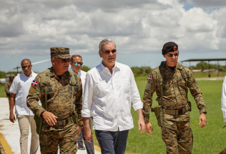 Presidente Abinader supervisa en Dajab&oacute;n nuevo sistema de videovigilancia fronteriza