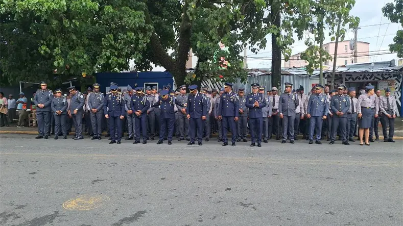 Policía Nacional celebra San Judas Tadeo en Monseñor Nouel