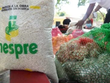 Gobierno entrega 6 mil raciones alimenticias a familias Vulnerables en San Luis