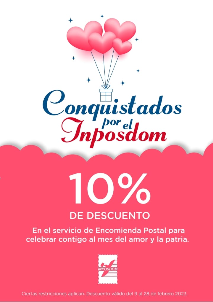 Inposdom aplica el 10 % de descuento durante el mes del amor 