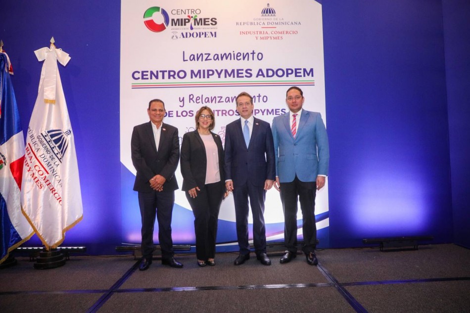 MICM y ADOPEM-ONG aperturan primer centro mipymes en finanzas; relanzan iniciativa en RD