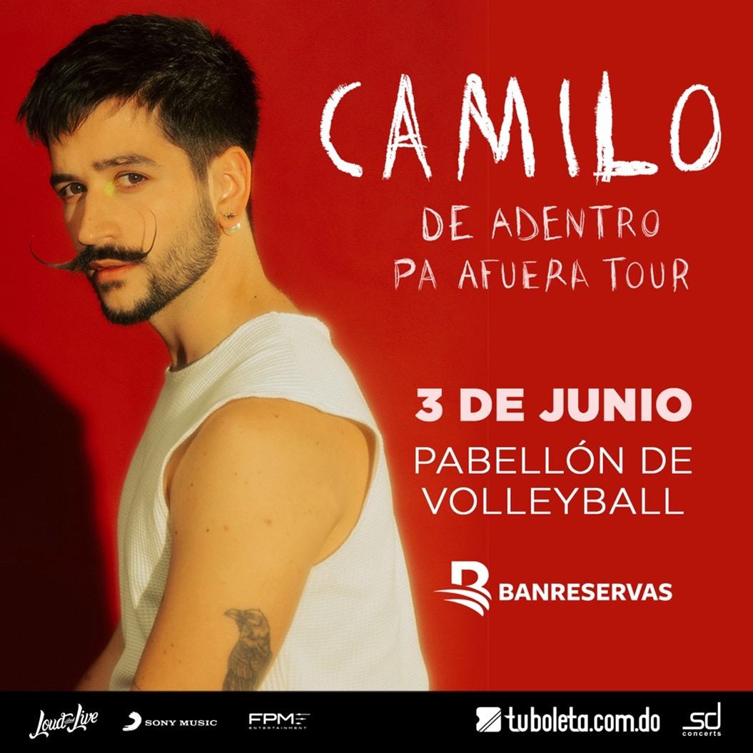 Camilo llega a Rep&uacute;blica Dominicana con su "De adentro pa' fuera Tour"