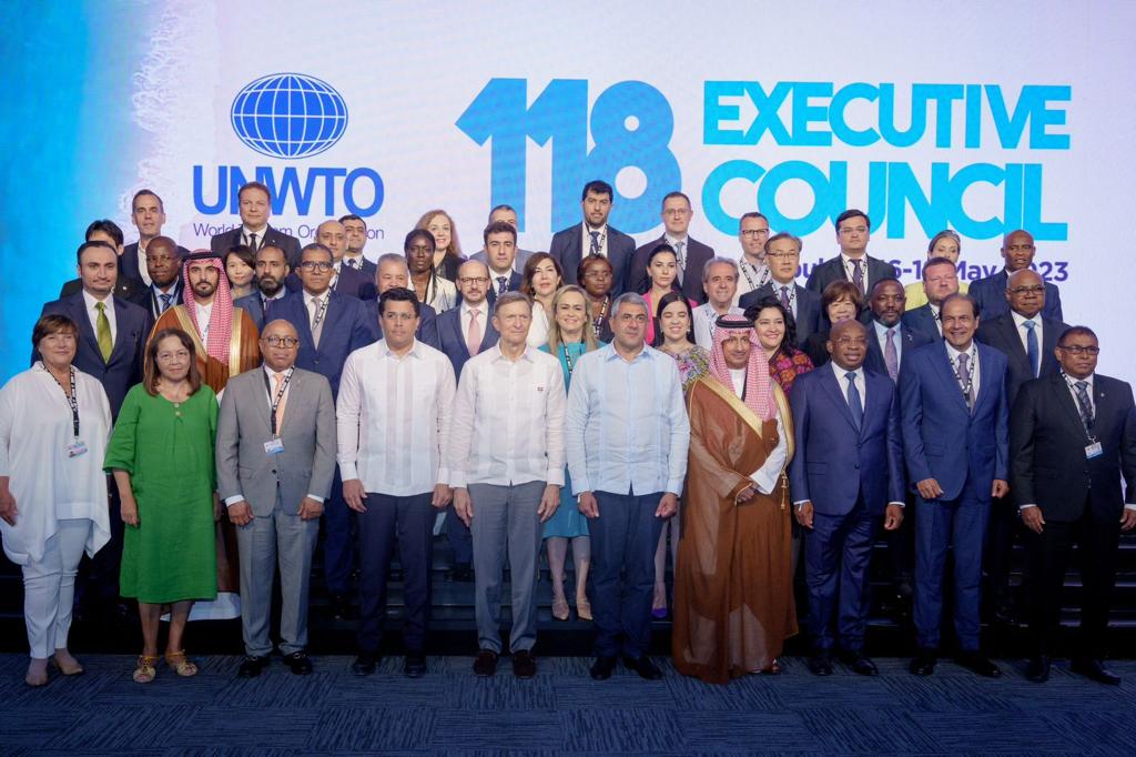 Collado llama a los ministros de turismo de la OMT a buscar una soluci&oacute;n conjunta al tema del Sargazo.