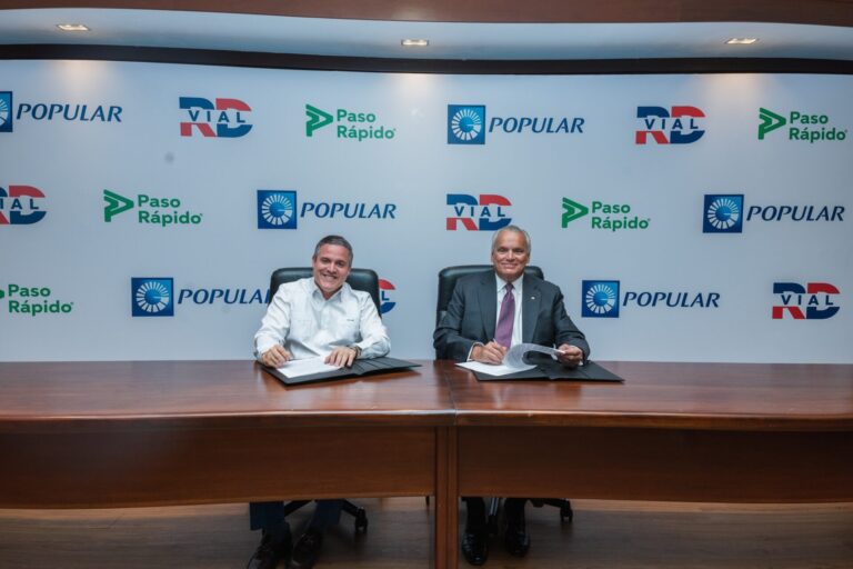 Popular y RD VIAL ofrecer&aacute;n las recargas del servicio de &ldquo;Paso R&aacute;pido&rdquo; en canales digitales y oficinas
