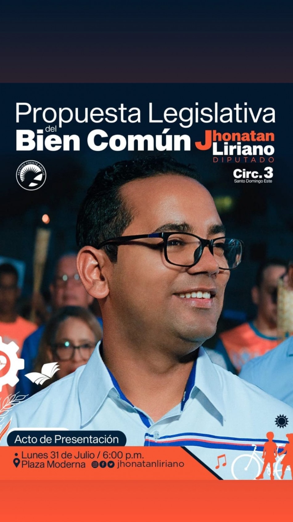 Diputado Jhonatan Liriano presenta su propuesta legislativa en la circunscripción No.3