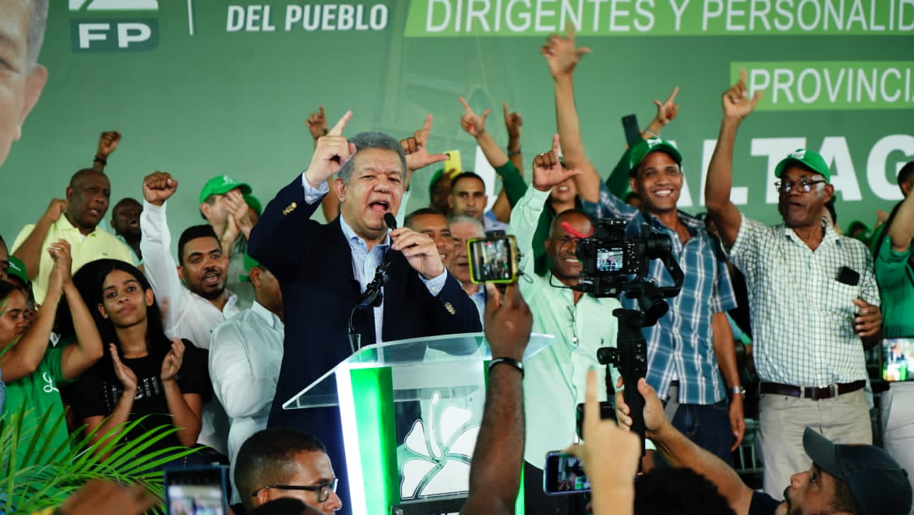 Leonel encabezar&aacute; este fin de semana actividades de la Fuerza del Pueblo en la l&iacute;nea noroeste