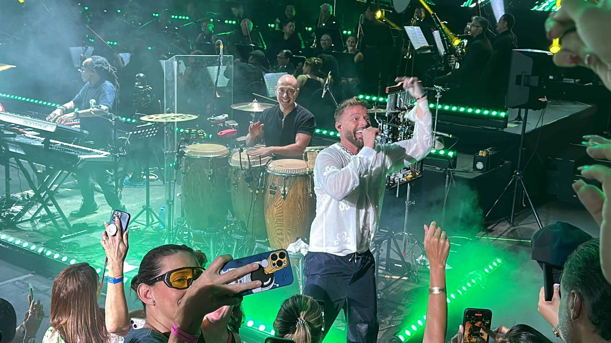 Ricky Martin estremeci&oacute; Chav&oacute;n con su formato sinf&oacute;nico