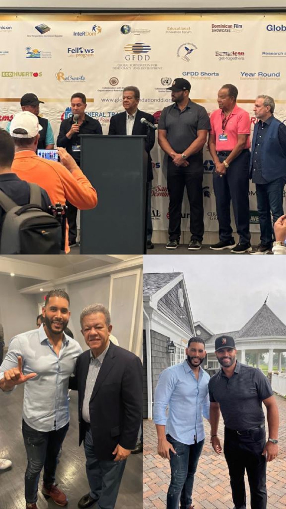 En New Jersey, E.E.U.U. Aspirante Horiolis Castillo Participa en Torneo de Golf Junto a Figuras Deportivas!!!