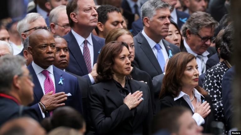 La vicepresidenta y el alcalde de Nueva York presiden los actos de homenaje del 11-S