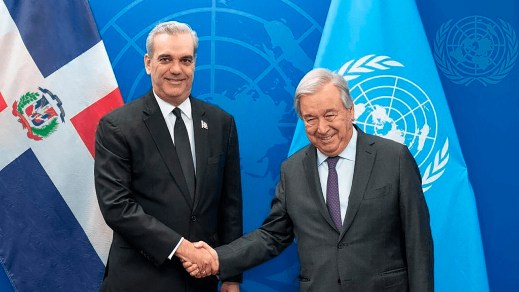 Presidente Abinader solicita a Secretario General ONU redoblar esfuerzos para despliegue misi&oacute;n de seguridad en Hait&iacute;