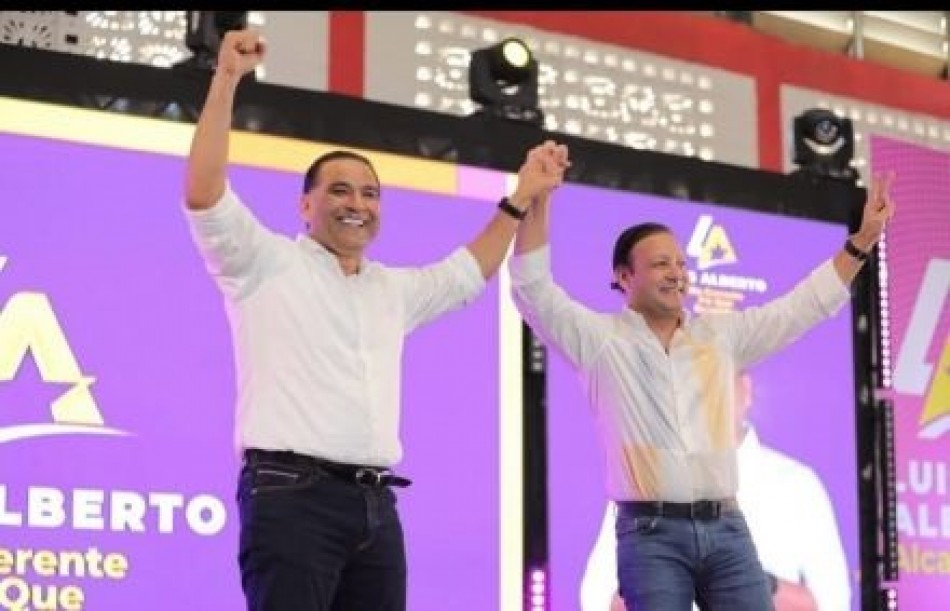 PLD juramenta a Luis Tejeda como su candidato a la alcald&iacute;a en SDE