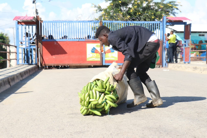 Hait&iacute; permite entrada de alimentos por Dajab&oacute;n, pese a cierre de frontera