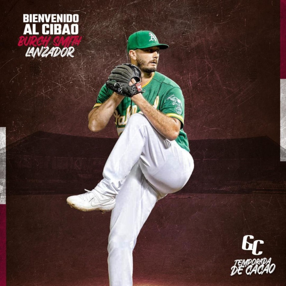 Gigantes del Cibao contratan al lanzador derecho Burch Smith como importado