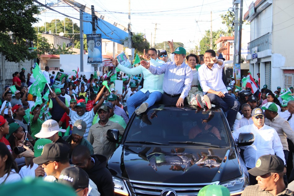 Leonel, candidatos de la FP y aliados consistan gran apoyo tanto en distritos como municipios de San Crist&oacute;bal