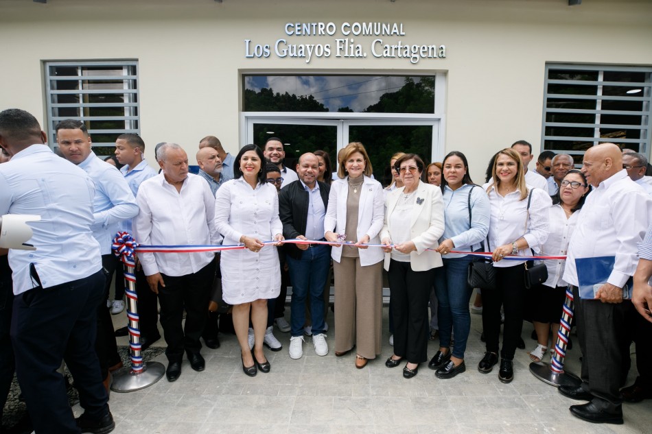 Vicepresidenta inaugura infraestructuras educativas, comunitarias y de gesti&oacute;n energ&eacute;tica en el Cibao