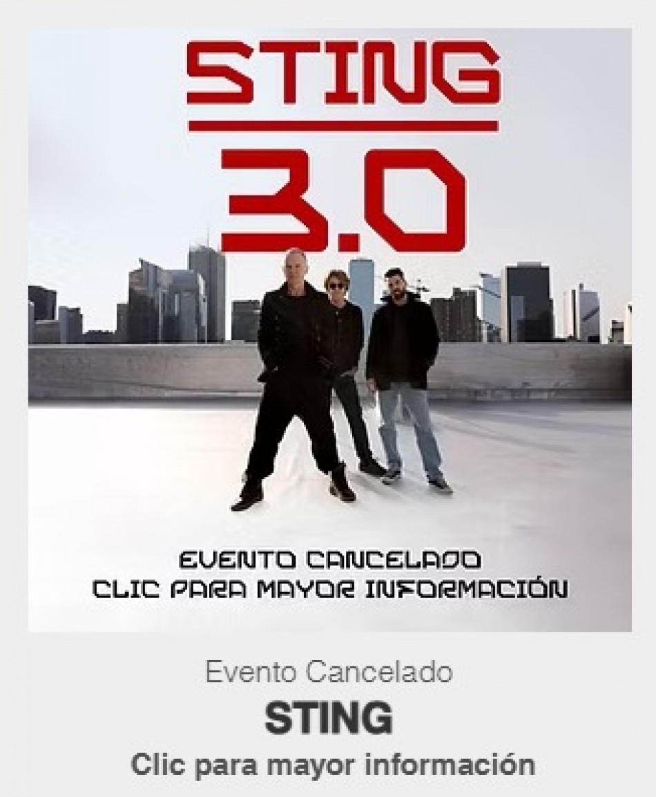 Se cancela el concierto de Sting en la Rep&uacute;blica Dominicana