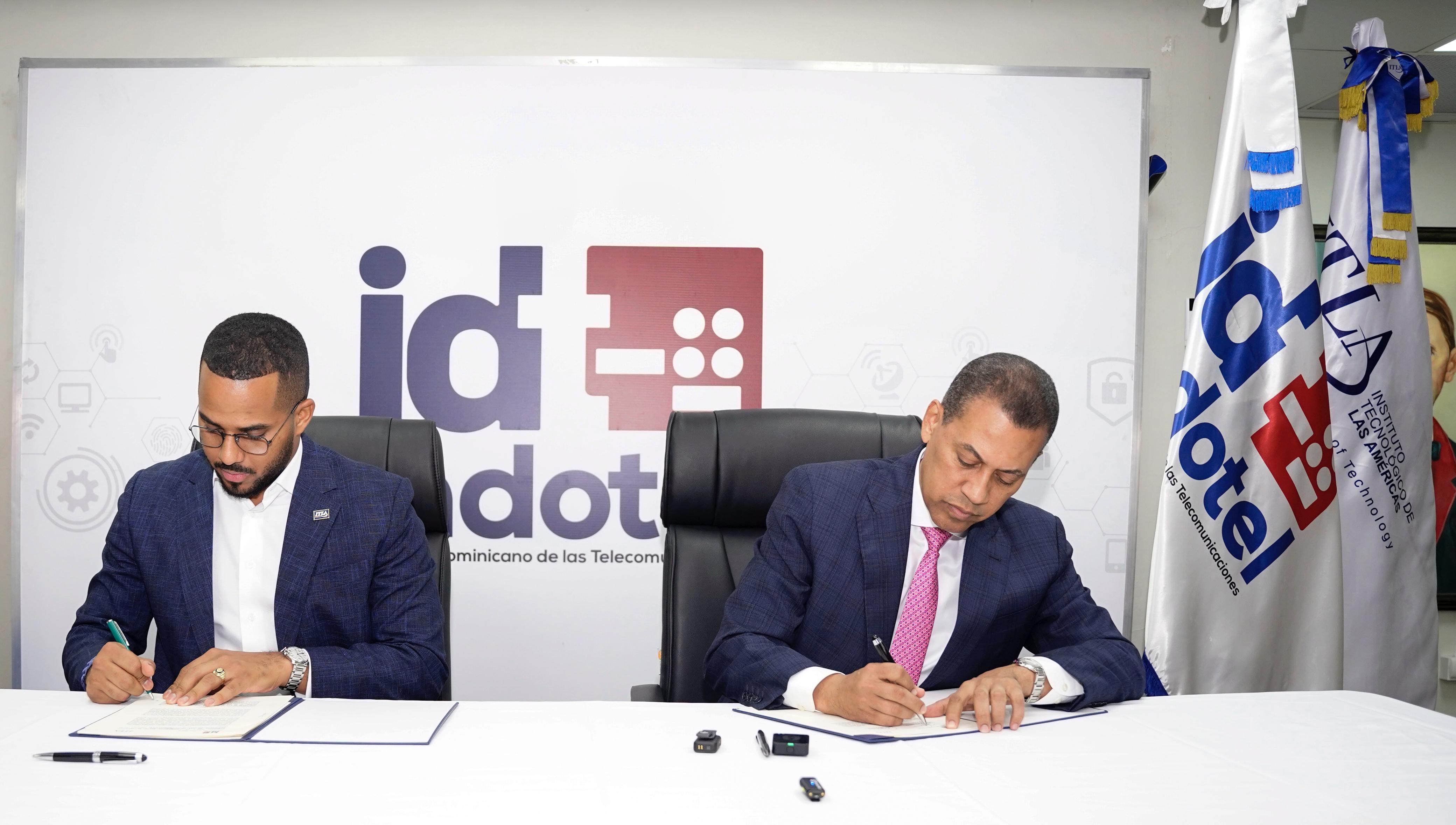 INDOTEL e ITLA firman acuerdo para abrir centros tecnol&oacute;gicos en comunidades de seis provincias