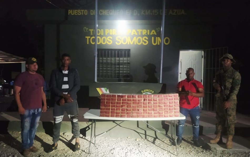 Arrestan a dos hombres por contrabando en San Juan de la Maguana