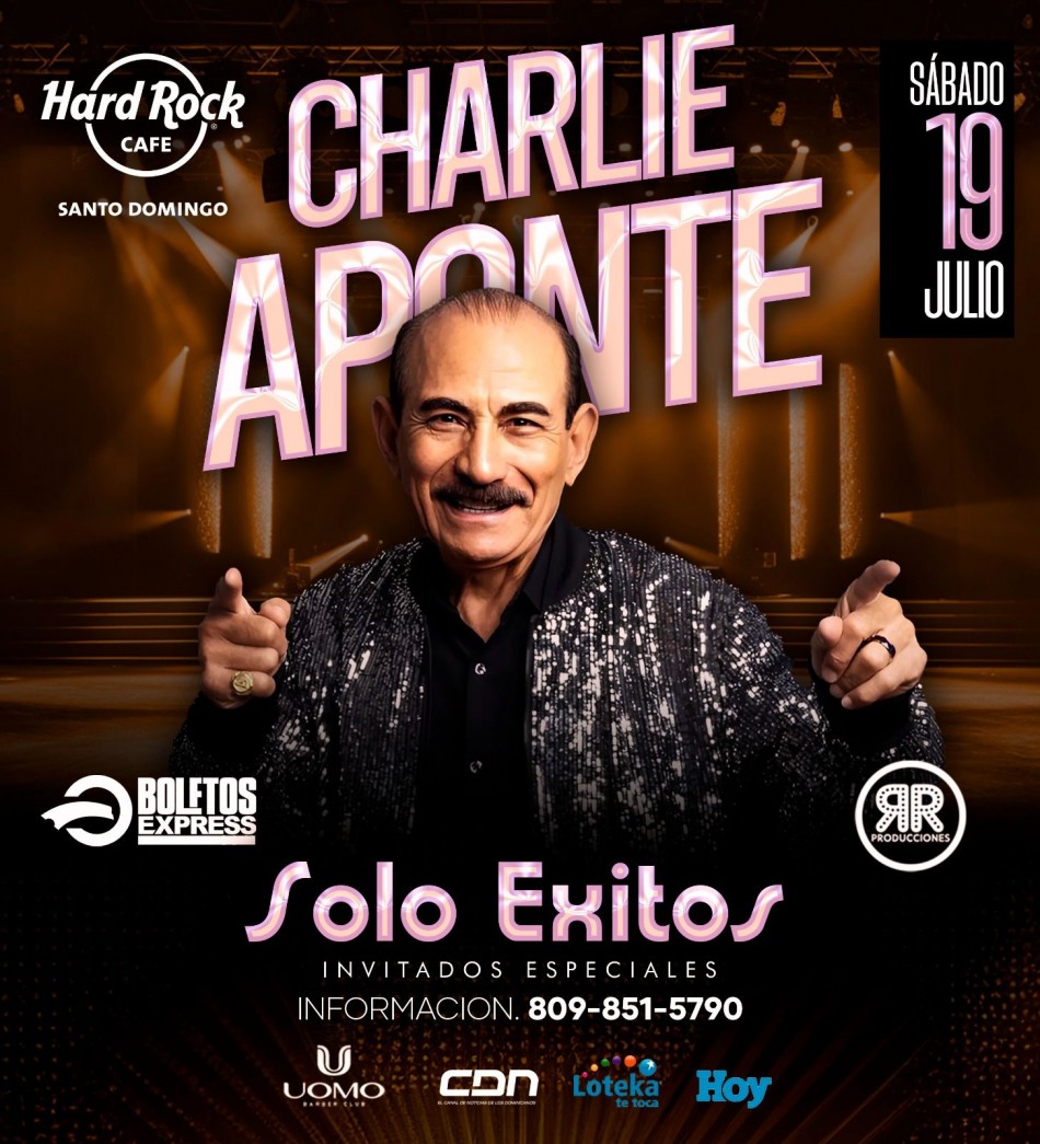 Charlie Aponte regresa a Santo Domingo con su concierto &ldquo;Solo &Eacute;xitos&rdquo;