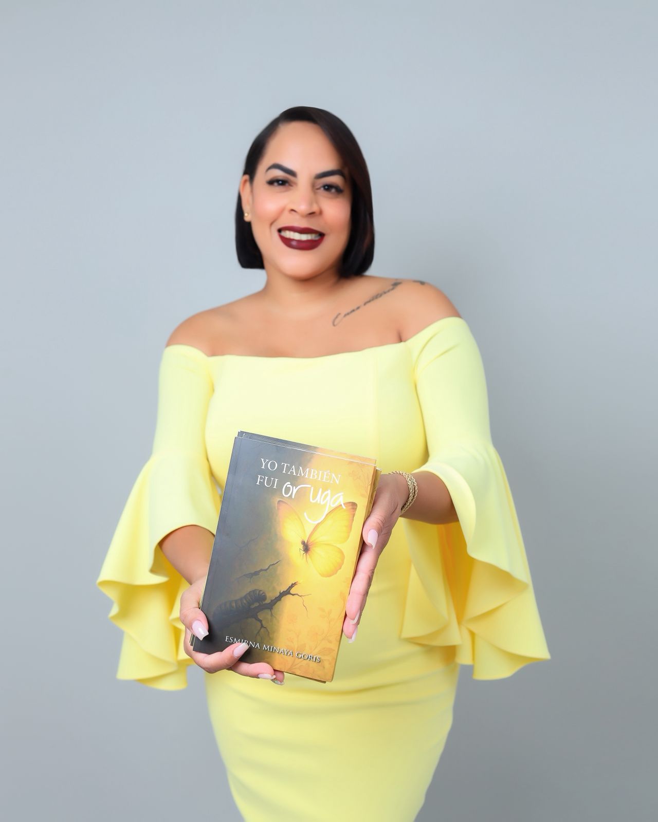 Esmirna Minaya Goris lanza su primer libro: &ldquo;Yo tambi&eacute;n fui oruga&rdquo;, una oda al renacer desde el dolor y la transformaci&oacute;n emocional