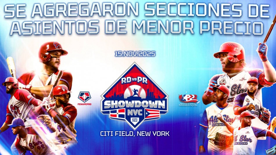 &ldquo;Los Mets abren nuevas secciones en Citi Field por alta demanda del &ldquo;Showdown: RD vs PR&rdquo;