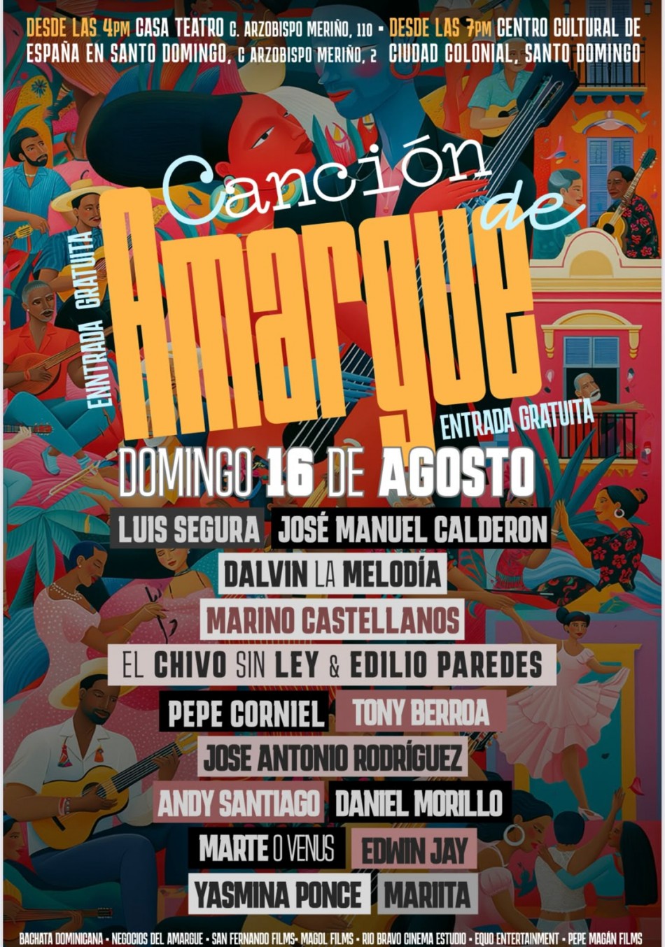 La bachata dominicana celebra a sus protagonistas con concierto gratuito en la Ciudad Colonial