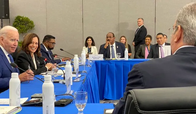 Abinader plantea a Biden crisis energ&eacute;tica, alimentaria y financiera