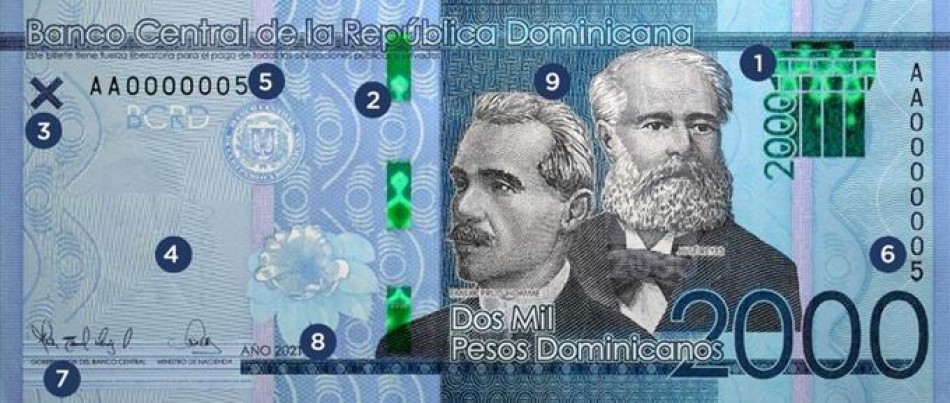 Banco Central informa las medidas que debe conocer la población para detectar cuando un billete es real o es falso