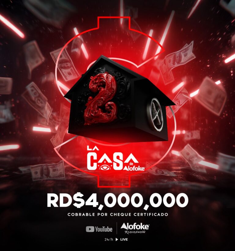  4 millones de pesos el gran premio de la 2da temporada de La Casa de Alofoke